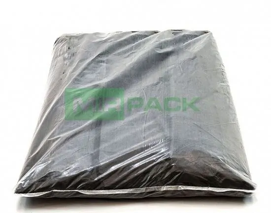 Мешки для мусора 30 л 50х60, 25 мкм, черные, ПВД в пачках 10 пачек по 100 штук, усиленные - Вид 3