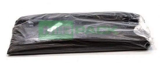 Мешки для мусора 30 л 50х60, 25 мкм, черные, ПВД в пачках 10 пачек по 100 штук, усиленные - Вид 2